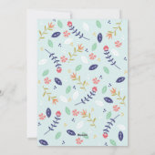 Carte de Pâques heureuse personnalisée (Dos)