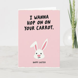 Carte de Pâques Hop On My Carrot