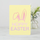 Carte de Pâques Hoppy Hare Pastel (Debout devant)