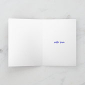 Carte de Pâques, Hyacinthes roses, à Customiser (Intérieur)