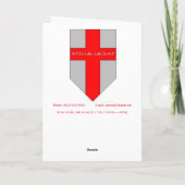 Carte de Pâques "Iris Goldkist barbu" (Dos)