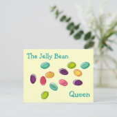 Carte de Pâques Jelly Bean Queen (Debout devant)