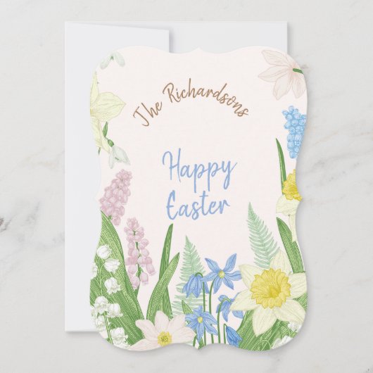 Carte de Pâques joyeuse (Devant)