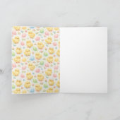 Carte de Pâques Joyeuse à l'Aquarelle Poussin & Oe (Intérieur)