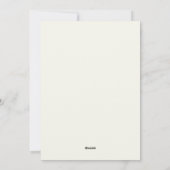 Carte de Pâques joyeuse avec canard blanc (Dos)