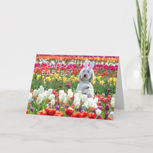 Carte de Pâques Joyeuse Doodle (Devant)