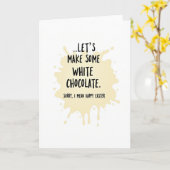 Carte de Pâques Joyeuse et Douce (Fleur jaune)