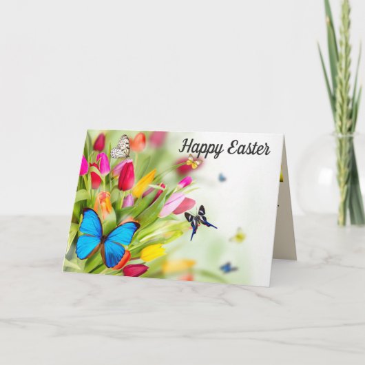 Carte de Pâques joyeuse - foi (Devant)