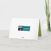 Carte de Pâques Joyeuses Pâques en français (Dos)