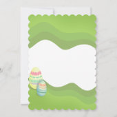 Carte de Pâques joyeux de Bunny mignonne (Dos)