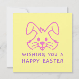Carte de Pâques Lapin Joyeux