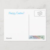Carte de Pâques lapin mignon (Dos)