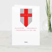 Carte de Pâques "Lapins de Pâques" (Dos)