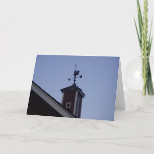 Carte de Pâques "Le Rooster pointe le chemin"