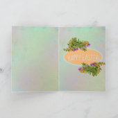 Carte de Pâques licorne 'Innocence de la nouveauté (Intérieur)