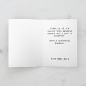 Carte de Pâques militaire avec des oeufs de Camo (Intérieur)