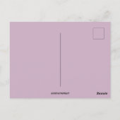 Carte de Pâques modifiable avec cercle de tulipes (Dos)