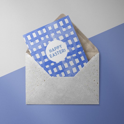 Carte de Pâques motif de bord