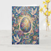 Carte de Pâques Nouvelle Vie (Fleur jaune)