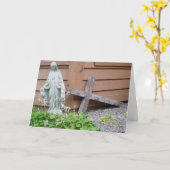 Carte de Pâques "Objets religieux" (Fleur jaune)