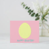 Carte de Pâques Œuf Joyeuses Pâques (Debout devant)