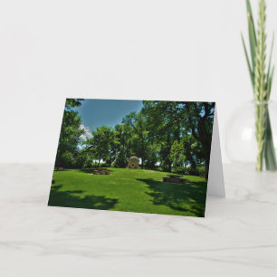 Carte de Pâques "Parc aux lilas historique"