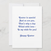 Carte de Pâques personnalisée de Grand-Fils. (Dos)