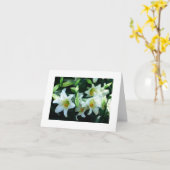 CARTE DE PÂQUES *PETITE-FILLE* TU ES AIMÉE (Fleur jaune)
