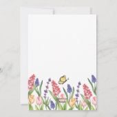 Carte de Pâques photo du printemps (Dos)