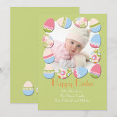 Carte de Pâques photo Eggstravaganza (Devant / Derrière)