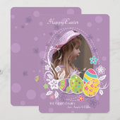 Carte de Pâques photo irremplaçable (Devant / Derrière)