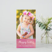 Carte de Pâques photo verticale Joyeuses Pâques (Debout devant)