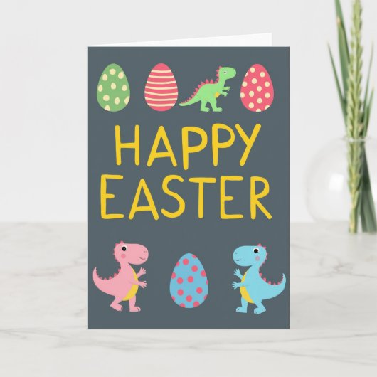 Carte de Pâques pour ami reptile (Devant)