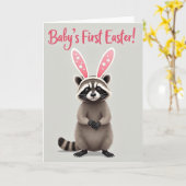 Carte de Pâques pour bébé Star Ears (Fleur jaune)