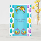 Carte de Pâques pour grand-mère (Fleur jaune)