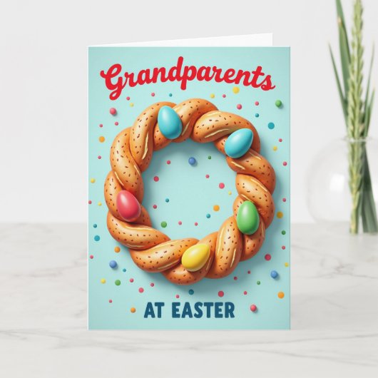 Carte de Pâques pour grands-parents (Devant)