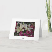 Carte de Pâques pour la fille et l'associé (Dos)