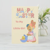 Carte de Pâques pour Ma Petite Fille (Debout devant)