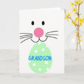 Carte de Pâques pour petit-fils (Fleur jaune)