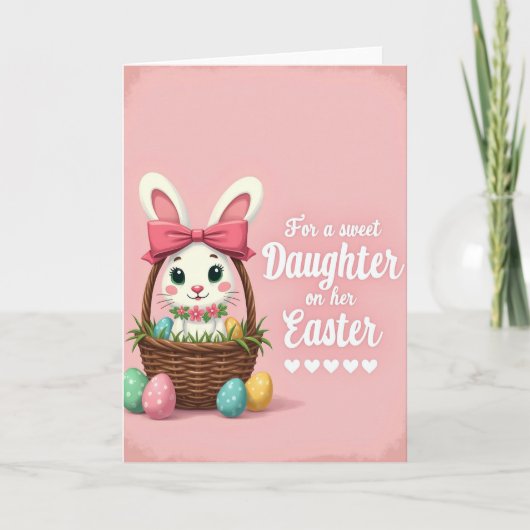 Carte de Pâques pour une Douce Fille (Devant)