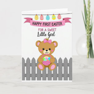 Carte de Pâques pour une douce petite fille