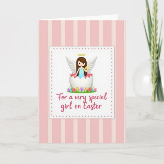Carte de Pâques pour une fille spéciale (Devant)