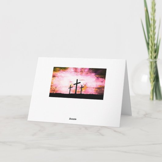 Carte de Pâques religieuse (Dos)