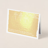 Carte de Pâques "religieuse" / carte de fidélité (Devant)