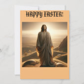 CARTE DE PÂQUES RELIGIEUSE FUNNY (Devant)