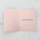 Carte de Pâques Snarky Rabbit (Intérieur)