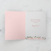 Carte de Pâques Spring Florale Wreath Bunnies (Intérieur)