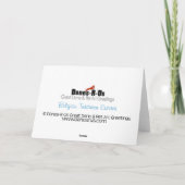 Carte de Pâques Tervuren belge (Dos)