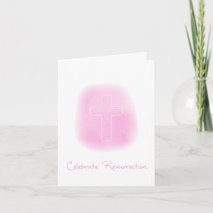Carte de Pâques Verset de la Croix de la Résurrect
