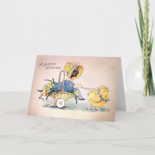 Carte de Pâques vintage (Devant)